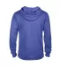 97200 Adult Unisex French Terry Hoodie in Royal heather back view