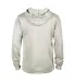 97200 Adult Unisex French Terry Hoodie in Oatmeal heather back view