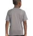 YST361 Sport-Tek® Youth Heather Colorblock Conten in Vnt he/white back view