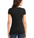 DT6501 District® - Juniors Very Important Tee® V Black back view