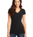 DT6501 District® - Juniors Very Important Tee® V Black front view