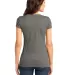 DT6501 District® - Juniors Very Important Tee® V Grey back view