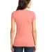 DT6501 District® - Juniors Very Important Tee® V Peach back view