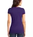 DT6501 District® - Juniors Very Important Tee® V Purple back view