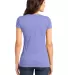 DT6501 District® - Juniors Very Important Tee® V True Violet back view
