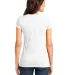 DT6501 District® - Juniors Very Important Tee® V White back view
