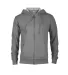 97300 Adult Unisex French Terry Zip Hoodie in Graphite heather hn5 front view