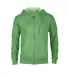 97300 Adult Unisex French Terry Zip Hoodie in Kelly heather hp2 front view