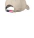 C829 Port Authority® Americana Flag Sandwich Cap in Oyster back view