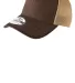 NE1020 New Era® - Stretch Mesh Cap in Choc/khaki front view