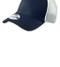NE1020 New Era® - Stretch Mesh Cap in Dp navy/white front view