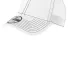 NE1120 New Era® - Stretch Mesh Contrast Stitch Ca in White/black front view