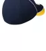 NE1050 New Era® - Contrast Piped BP Performance C Dp Navy/Gold back view