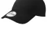 NE201 New Era® - Adjustable Unstructured Cap Black front view