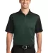 CS417 CornerStone® Select Snag-Proof Blocked Polo Dk Green/Black front view