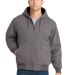 CSJ41 CornerStone® Washed Duck Cloth Insulated Ho in Metal grey