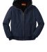CSJ41 CornerStone® Washed Duck Cloth Insulated Ho in Navy