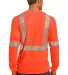 CS401LS CornerStone® ANSI 107 Class 2 Long Sleeve Safety Orange back view