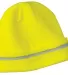 CS800 CornerStone® - Enhanced Visibility Beanie w Yellow front view