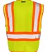 1055-1056 ML Kishigo - Ultra-Cool™ Mesh Contrast Lime back view
