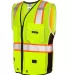1513-1514 ML Kishigo - Black Series Heavy Duty Ves Lime side view