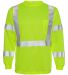 9145-9146 ML Kishigo - Economy Series Class 3 Long in Lime front view