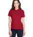 78181 Core 365 Origin  Ladies Performance Piqué P in Classic red front view