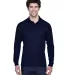 88192 Core 365 Pinnacle  Men's Performance Long Sl CLASSIC NAVY front view
