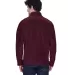 88190 Core 365 Journey  Men's Fleece Jackets BURGUNDY back view