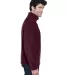 88190 Core 365 Journey  Men's Fleece Jackets BURGUNDY side view