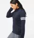 A191 adidas - Ladies' ClimaLite® 3-Stripes French Navy/ White side view