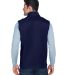 88191 Core 365 Journey  Men's Fleece Vest in Classic navy back view