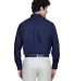 88193 Core 365 Operate  Men's Long Sleeve Twill Sh CLASSIC NAVY back view