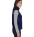 78191 Core 365 Journey  Ladies' Fleece Vest CLASSIC NAVY side view