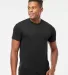 0254TC 254 / Men's Tri Blend Tee in Solid black tri blend front view