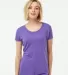 253 Tultex Ladies' Tri-Blend Tee with a Tear-Away  in Lilac tri blend front view