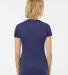 253 Tultex Ladies' Tri-Blend Tee with a Tear-Away  in Midnight tri blend back view