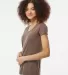 253 Tultex Ladies' Tri-Blend Tee with a Tear-Away  in Mocha tri blend side view