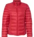 15600W Weatherproof - Ladies' Packable Down Jacket Red front view