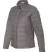 15600W Weatherproof - Ladies' Packable Down Jacket Asphalt Melange side view
