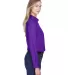 78193 Core 365 Ladies' Operate Long-Sleeve Twill S CAMPUS PURPLE side view