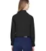78193 Core 365 Ladies' Operate Long-Sleeve Twill S BLACK back view