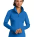 LOE700 OGIO® ENDURANCE Ladies Fulcrum Full-Zip Electric Blue front view