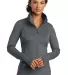 LOE700 OGIO® ENDURANCE Ladies Fulcrum Full-Zip Gear Grey front view