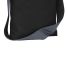 BG405 Port Authority® Cotton Canvas Sling Bag in Black/charcoal front view