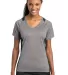 LST361 Sport-Tek® Ladies Heather Colorblock Conte VH/For Green front view