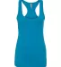 Next Level 6633 The Jersey Racerback Tank TURQUOISE front view