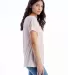 Alternative Apparel 04861C1 Ladies Distressed T-Sh FADED PINK PGMNT side view