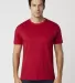 MC1040 Cotton Heritage Unisex Newport Beach Cotton in Red front view