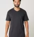 MC1047 Cotton Heritage Men's Chicago Cotton V-Neck in Charcoal heather front view